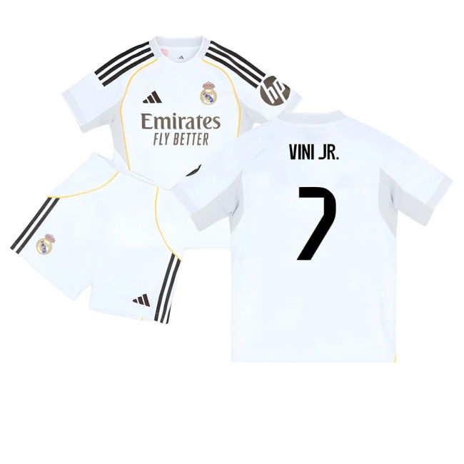 2025-2026 RM Home Football Shirt (Vini Jr. 7) Premium Moisture Wicking