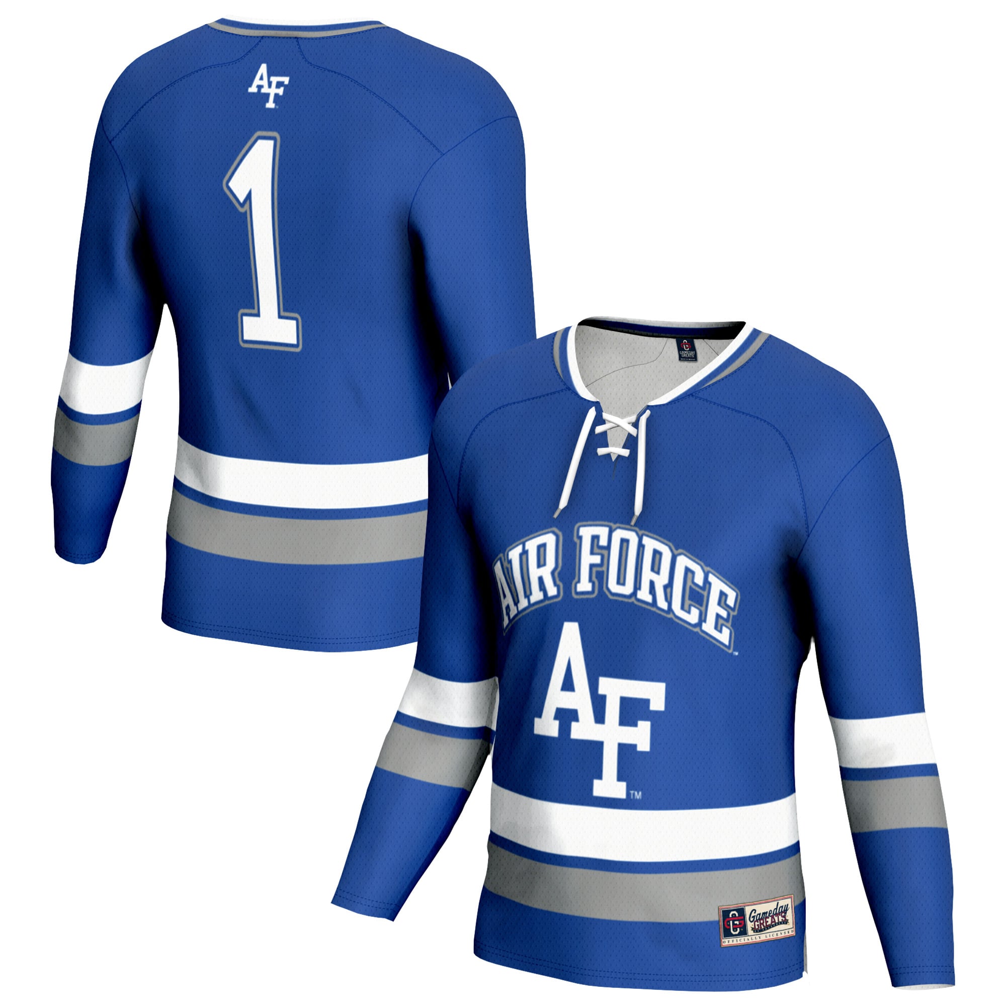 Air Force Falcons Youth Lightweight Women's Hockey Team Fashion Jersey - Royal