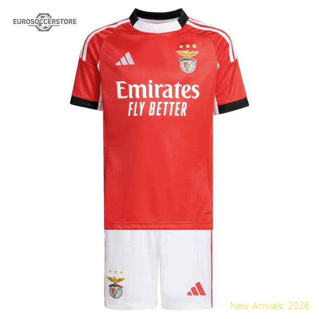 2025-2026 Benfica Home Youth Kit (Your Name)