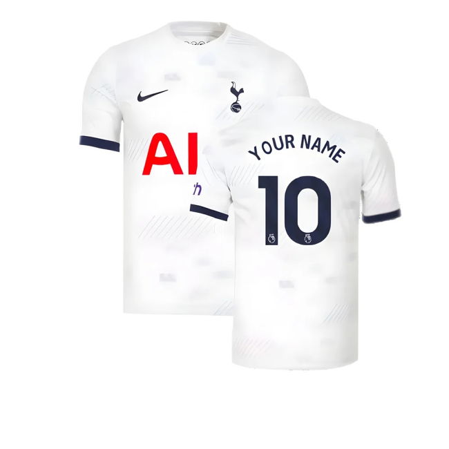 Retro Spurs 2023-2024 Tottenham Hotspur Home Shirt (Your Name) for ...