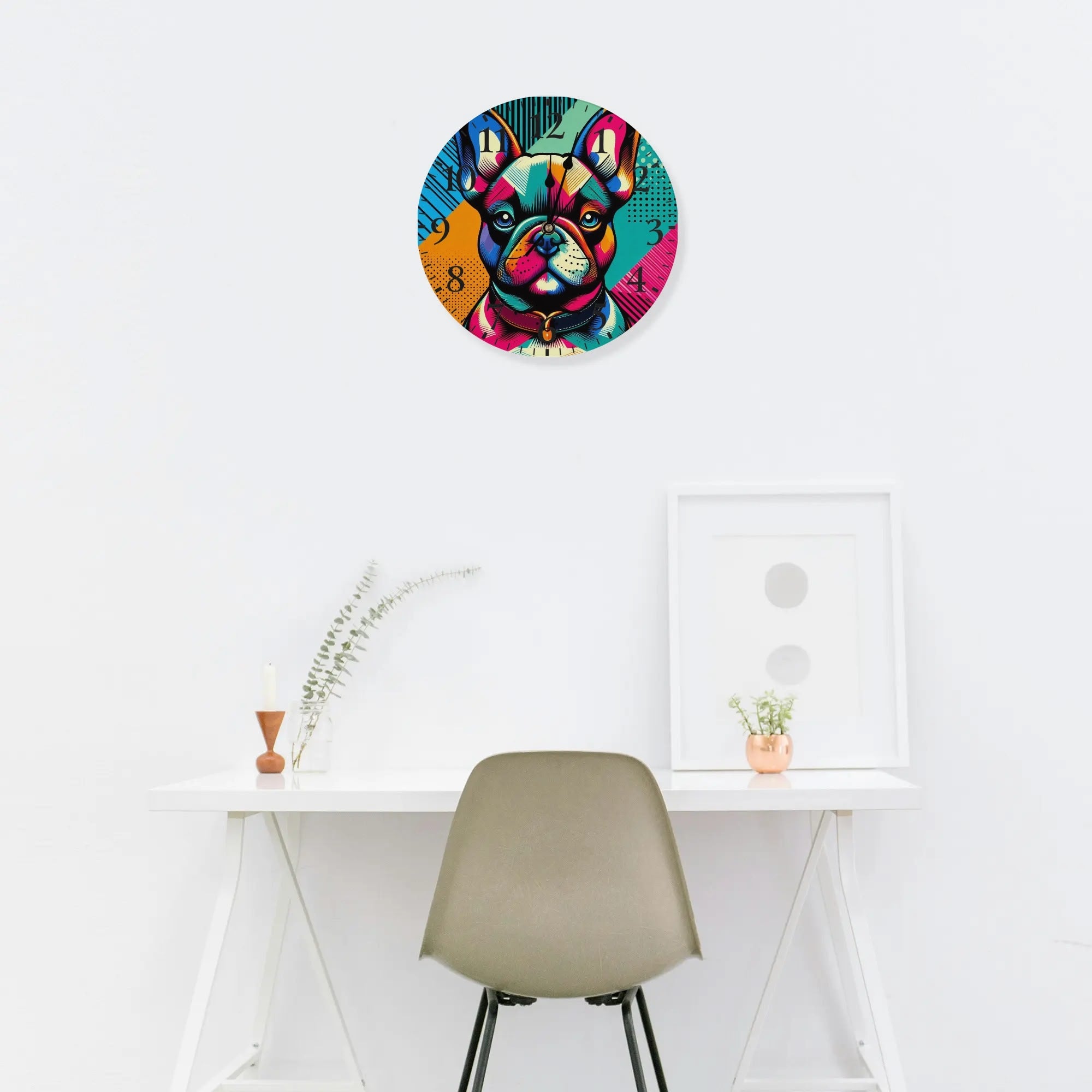 Premium Stylish Bear - Frameless Wall Clock for Casual Outings