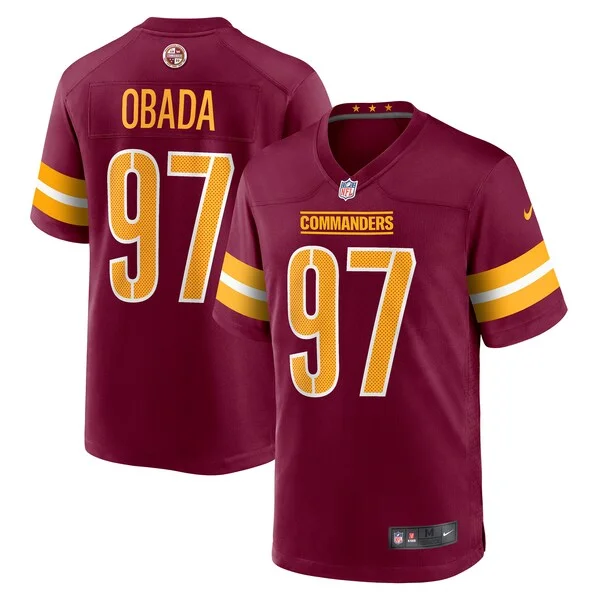 Performance None Game Jersey - Premium Burgundy NFL Fan Jersey | Ga...