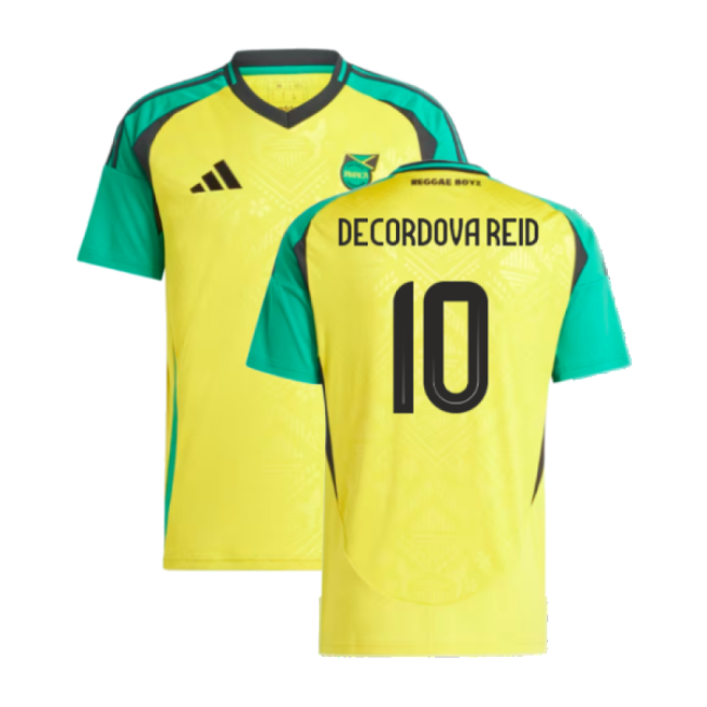 Jamaica Football Team Fan Jersey - Adults Version (Decordova Reid 10)