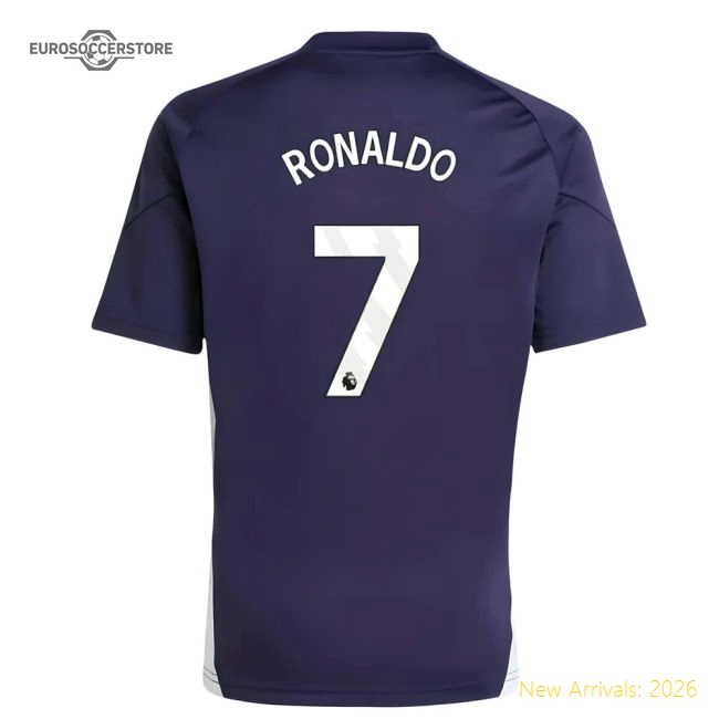 2025-2026 Man Utd Kids Non-toxic Jersey Ronaldo Performance Fabric