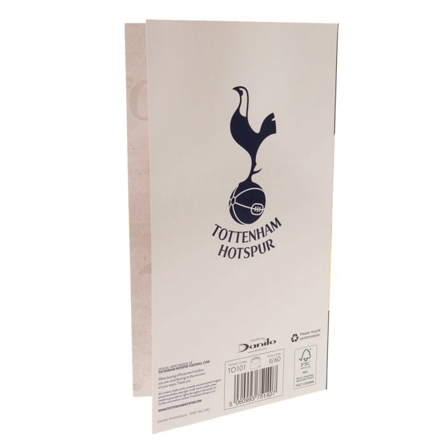Tottenham Hotspur FC Retro Kit Birthday Card