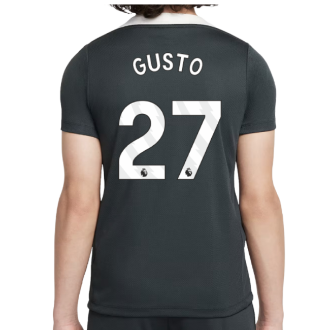 Chelsea Chelsea Strike Training Shirt Green Kids Gusto #27 Match Q...