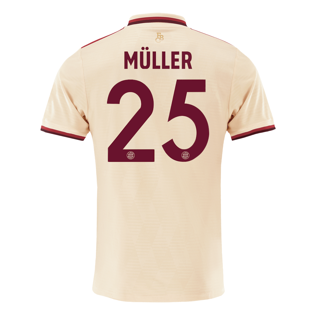 M¨¹LLER #25 Bayern Munich Third Away Soccer Jersey 2024/25 - UCLAuthen