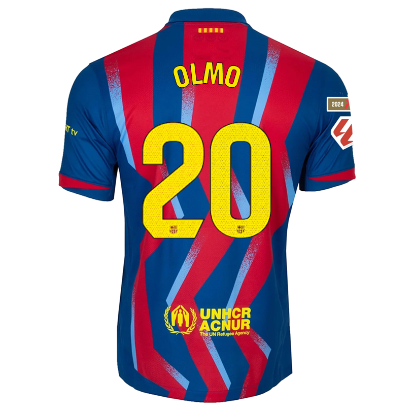 Barcelona Patches 2025-2026 La  Home Jersey – Authentic Shirt