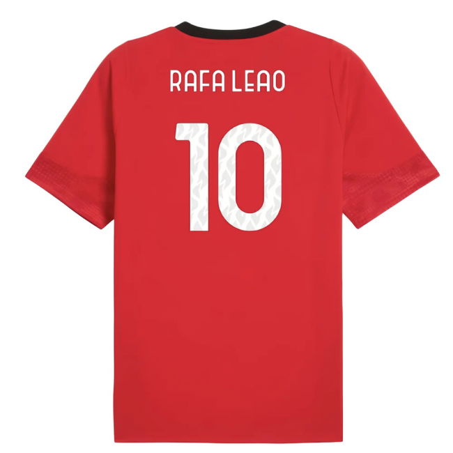 AC Milan Club Team Fan Jersey - Adults Version (Rafa Leao 10)