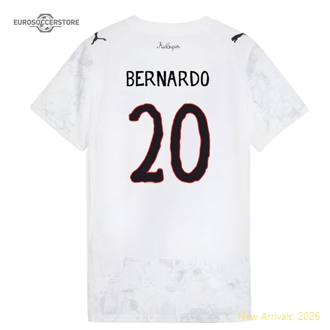 Comfortable Womens Football Team Bernardo Jersey 2025-2026 Breathable