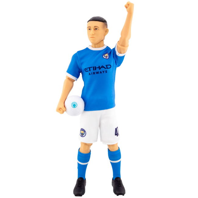 Retro Manchester City FC Foden Action Figure for Game Day