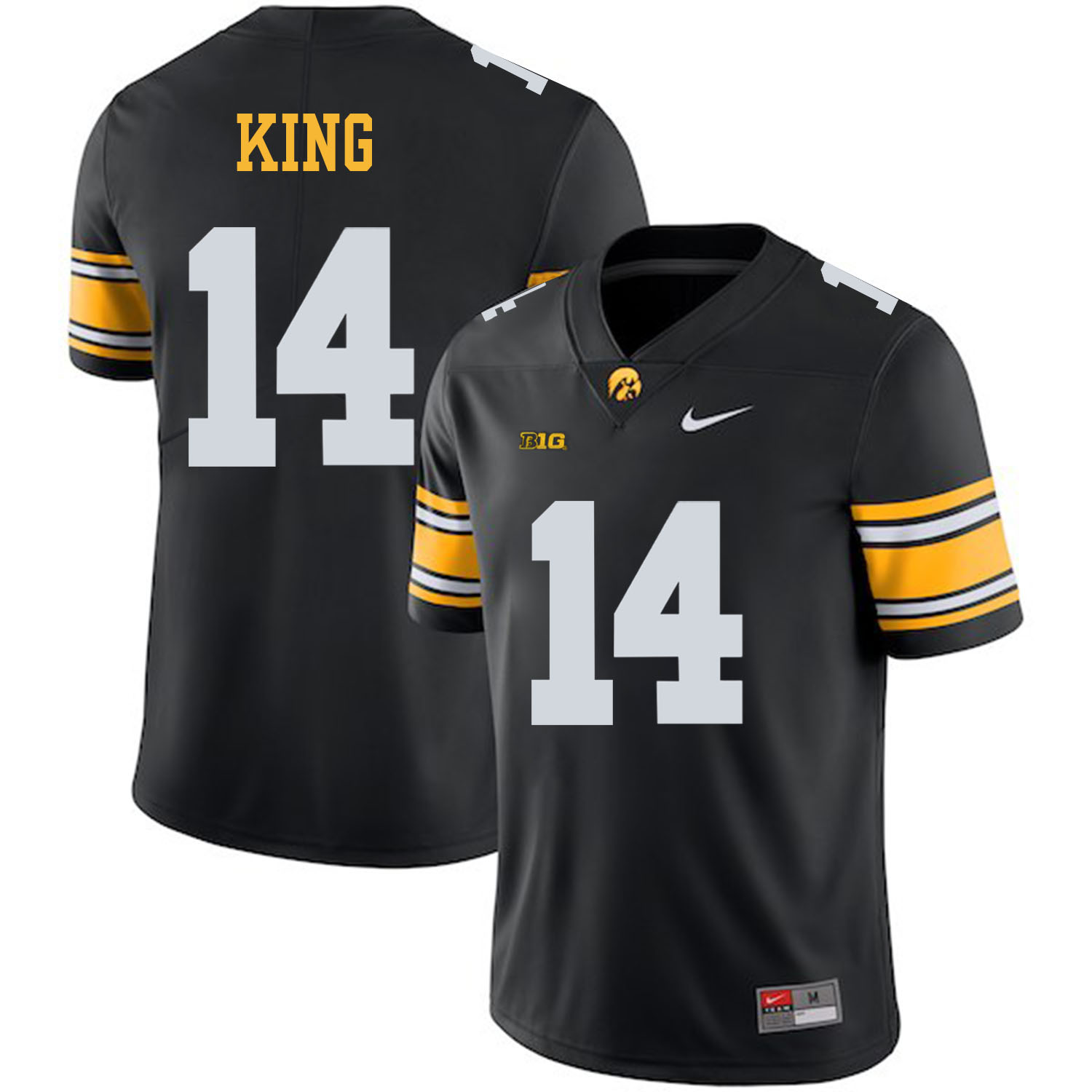 Men's None Black 2024 official licensed Desmond King #14 college