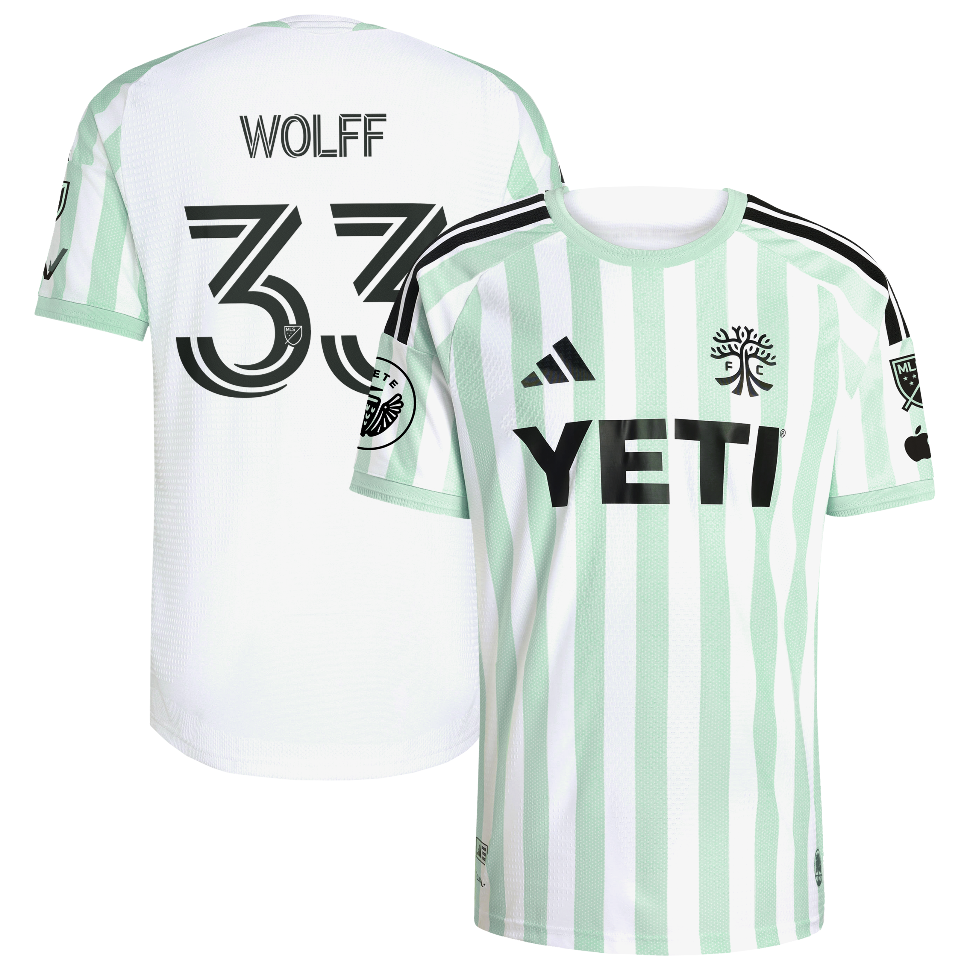 [ESK] Owen Wolff Austin FC 2026 The Rooted Kit On-Field Authentic Patch Jersey - White