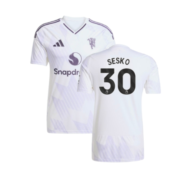 Man Utd Away Jersey 2025-20 Sesko 30 M S
