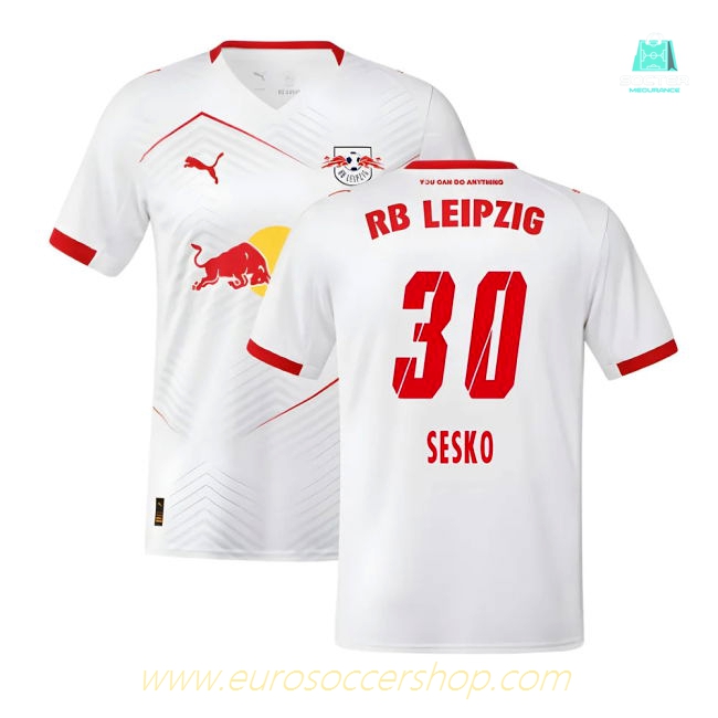 2025-2026 Red Bull Leipzig Home Shirt (Sesko 30)
