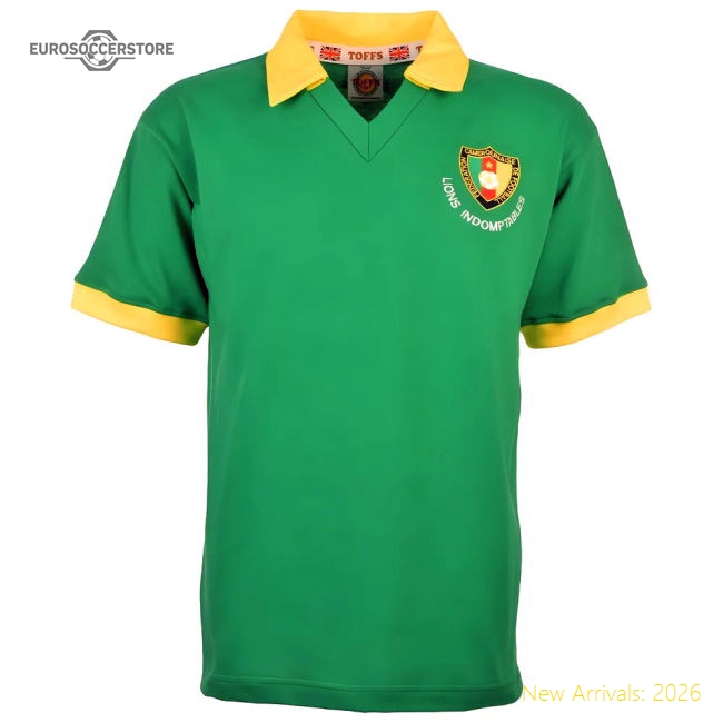 Superior Cameroon National Team 1982 World Cup Retro Football Shirt