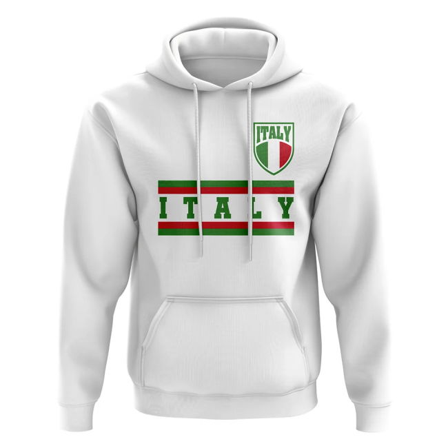 Italy Core Football Country Hoody (White) Worldcup Worldcup