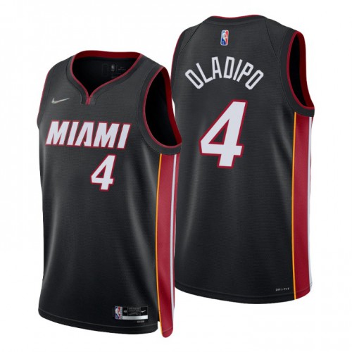 Nike Heat Black Miami Heat #4 Jersey - On Sale Game Day Wear
