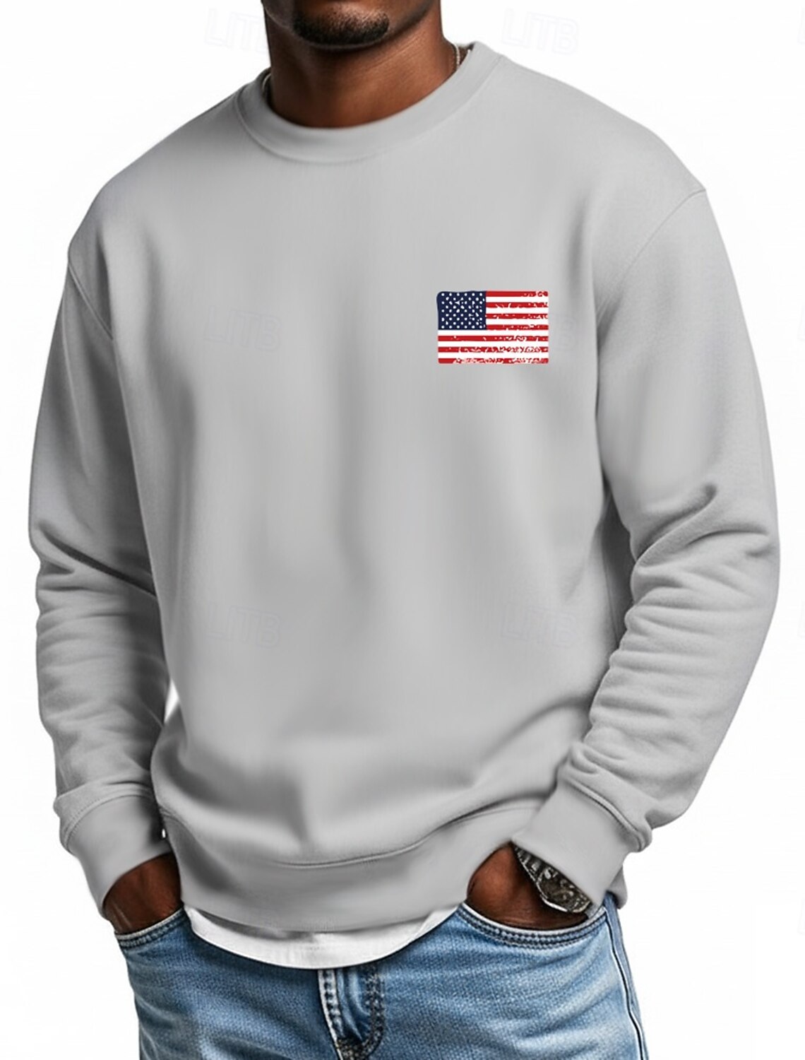 US America 250 Year Anniversary Men's American Flag Freedom Hoodie
