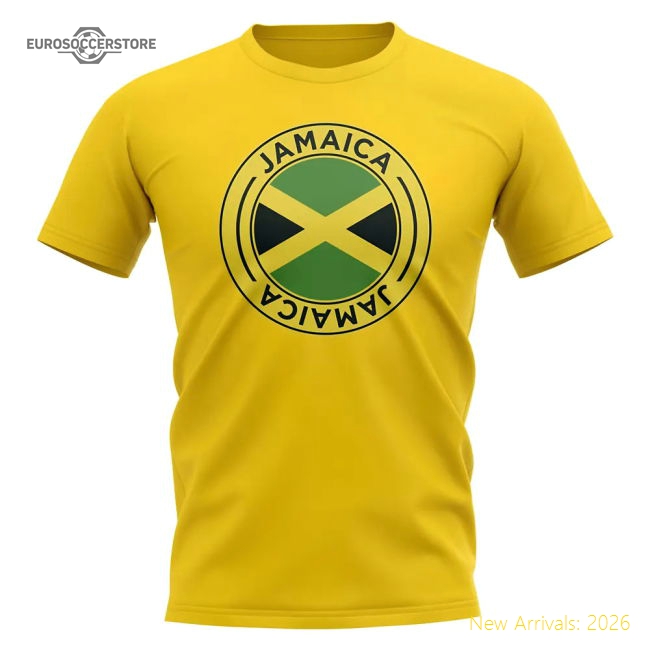 First-class Caribbean Stars Football Badge T-shirt (yellow)