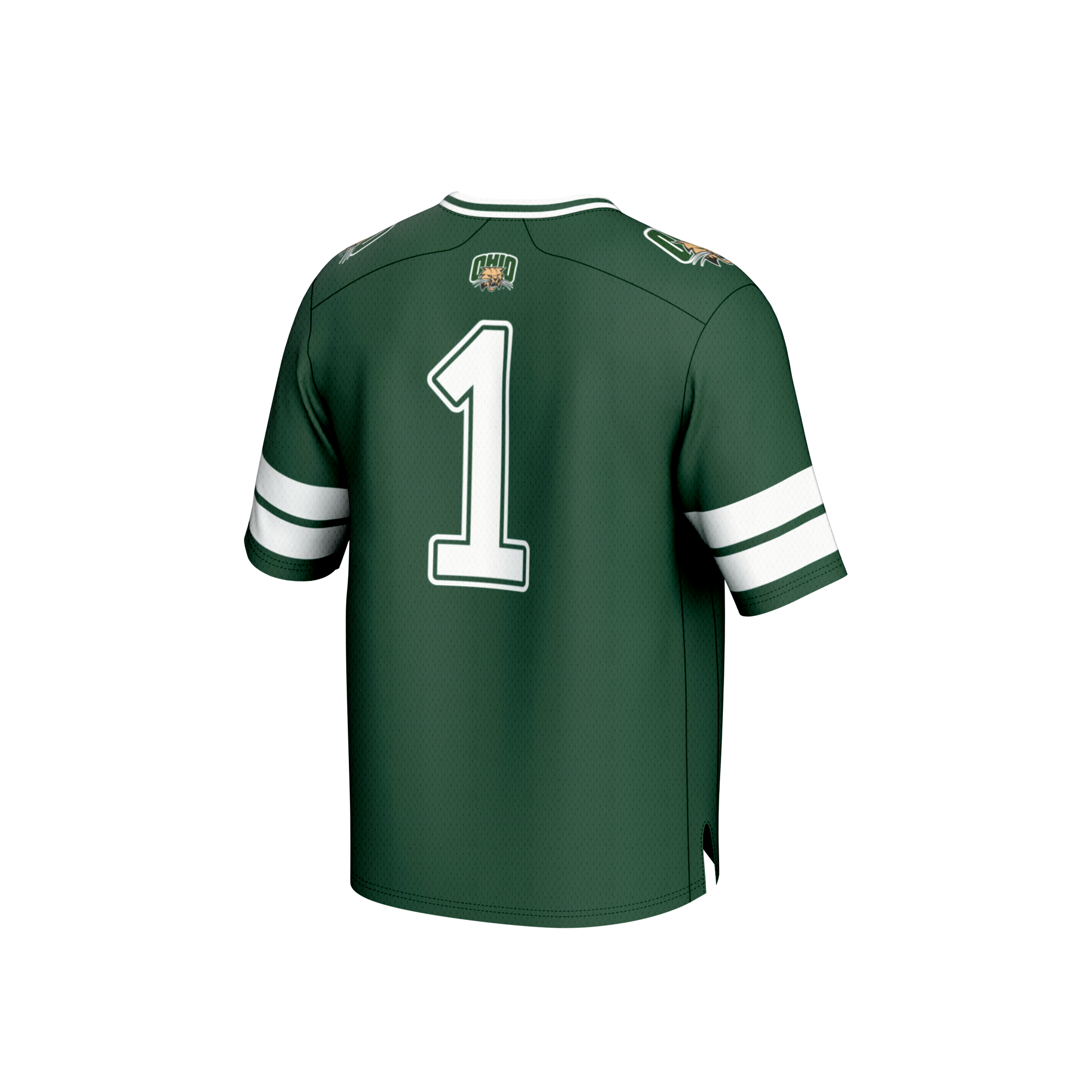 #1 Ohio Bobcats GameDay Greats Lightweight Collegiate Football Fashion 2026 Season Football Jersey - Green