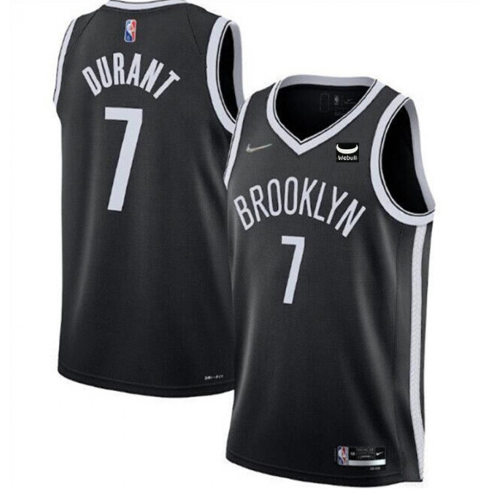 Jersey Brooklyn Nets Kevin Durant7 Black - - Fan Favorite