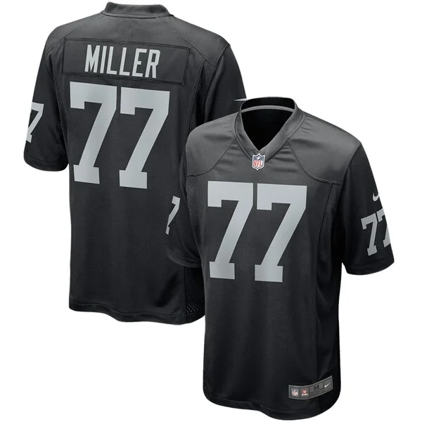 None Kolton Miller Game Jersey - Black | NFL Player Jersey | NFL Footb