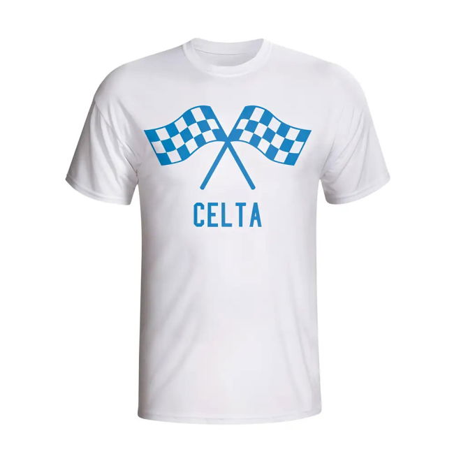 Celta Vigo Waving Flags T-shirt (white) - Kids