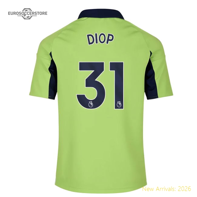 Premium 2025-2026 Fulham Away Shirt - Kids (diop 31) - Premium