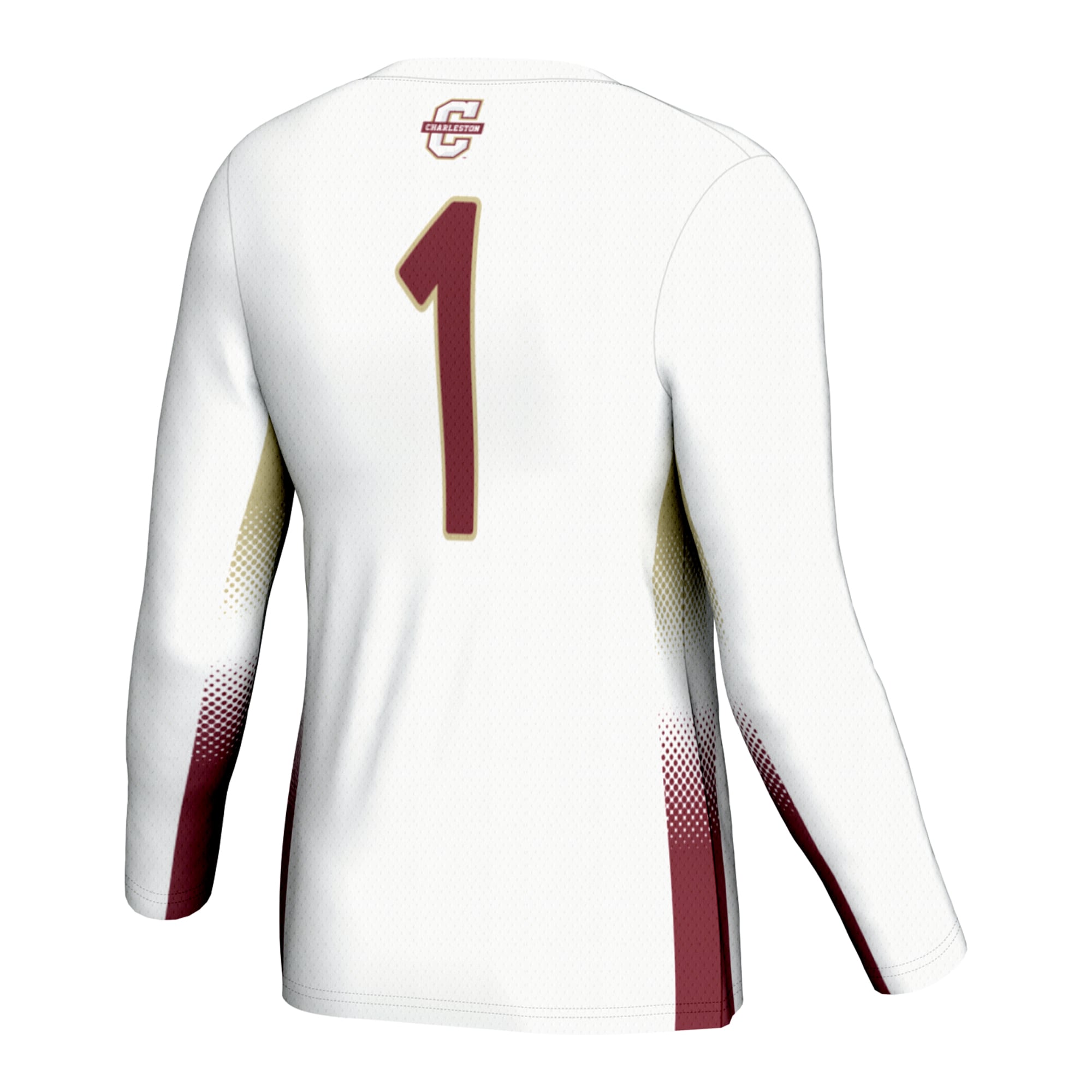 [NJP] Charleston Cougars GameDay Greats Youth Lightweight Women's Volleyball Jersey - White