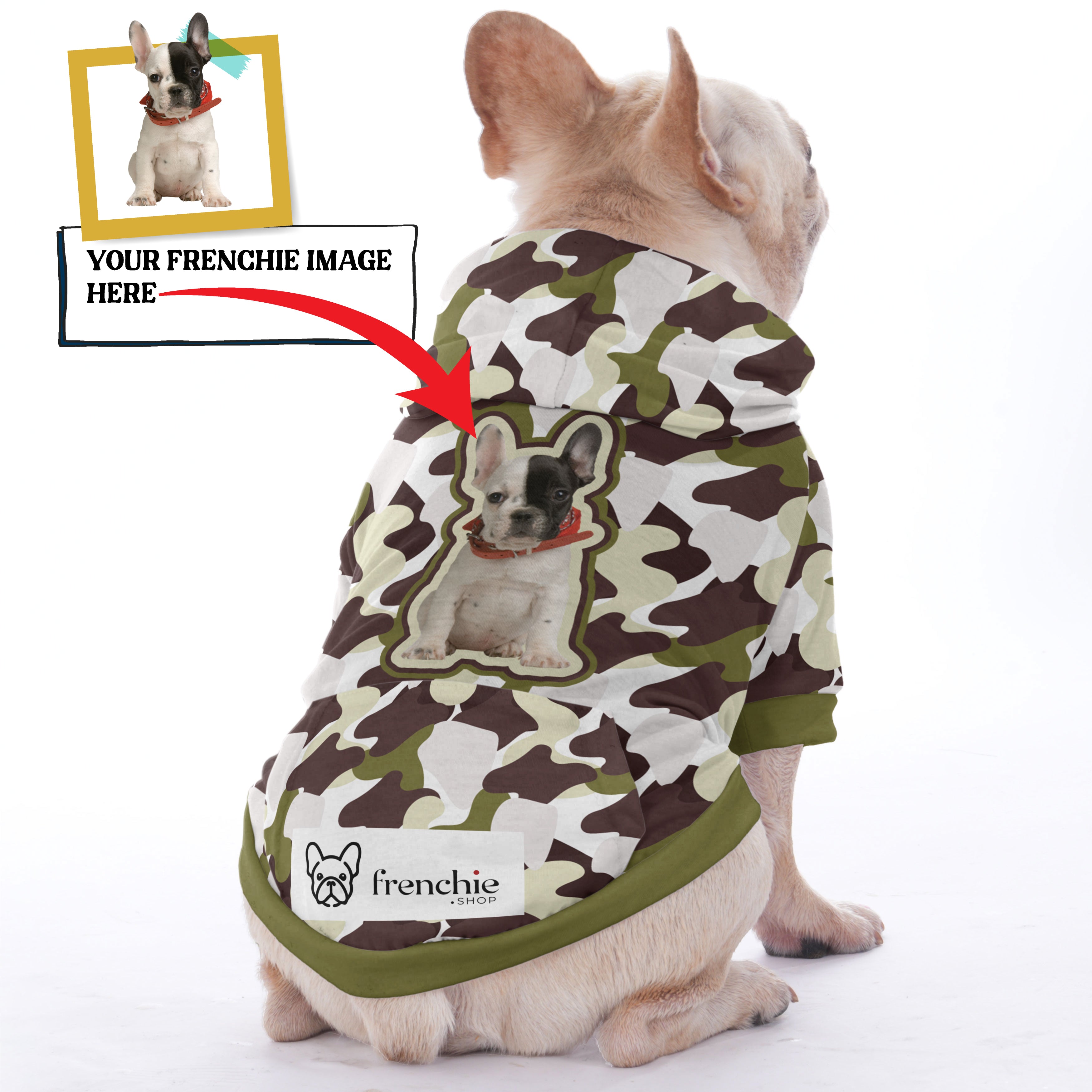 French Bulldog Personalized French Bulldog Hoodies Featuring Your Dog’s