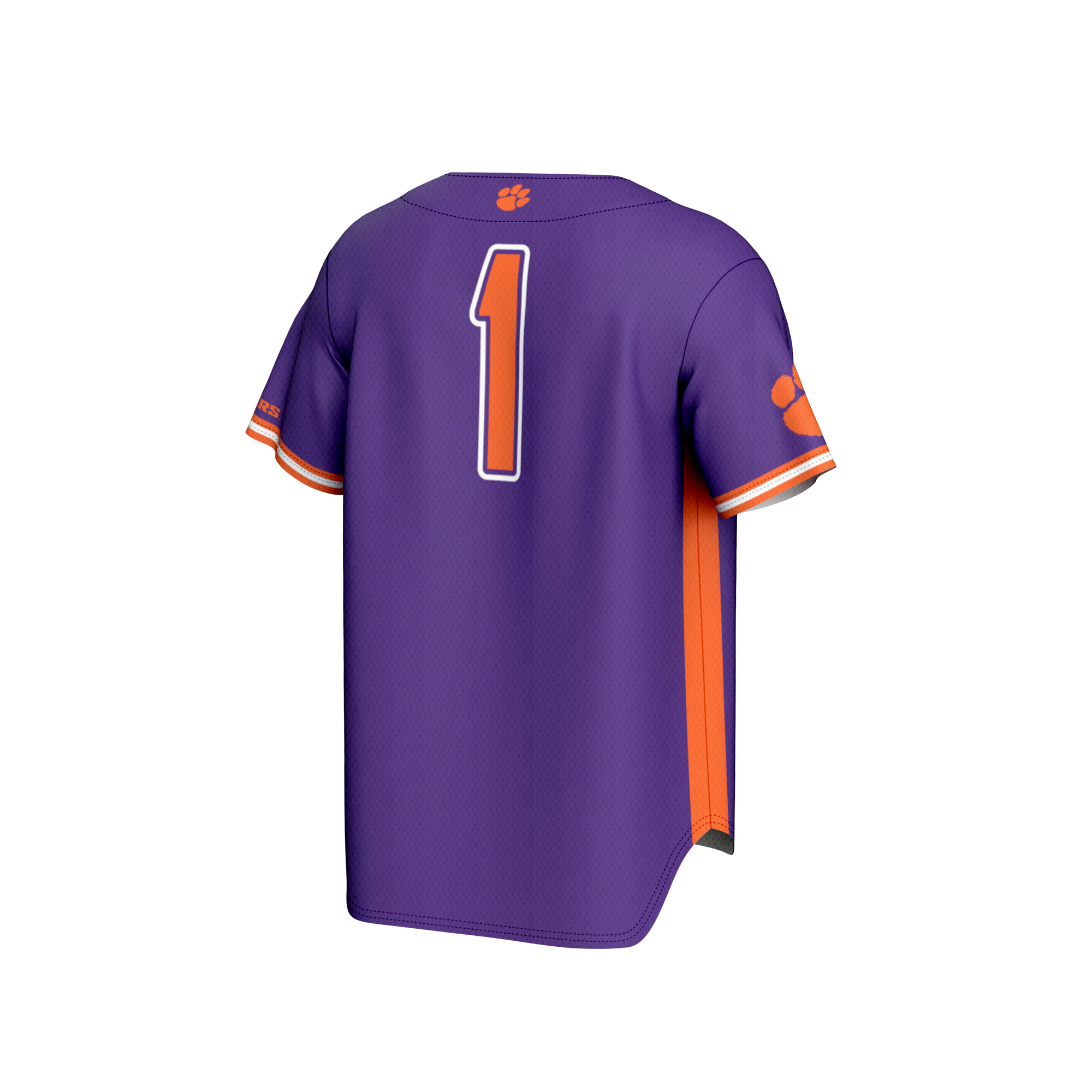 [NJP] Clemson Tigers GameDay Greats Unisex Lightweight Baseball Fashion Jersey - Purple