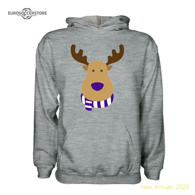 Real Madrid Rudolph Supporters Hoody (grey) - Kids