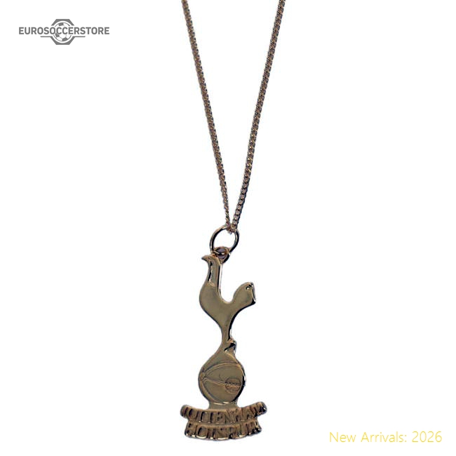 Official Tottenham Hotspur Fc 18ct Gold Plated On Silver Pendant