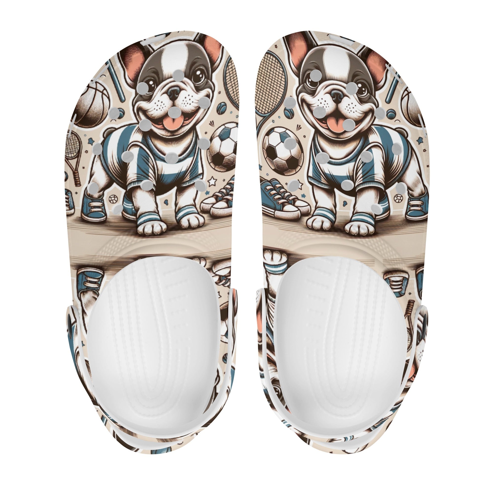 French Bulldog Molly Unisex Clogs Practical Pet Supply