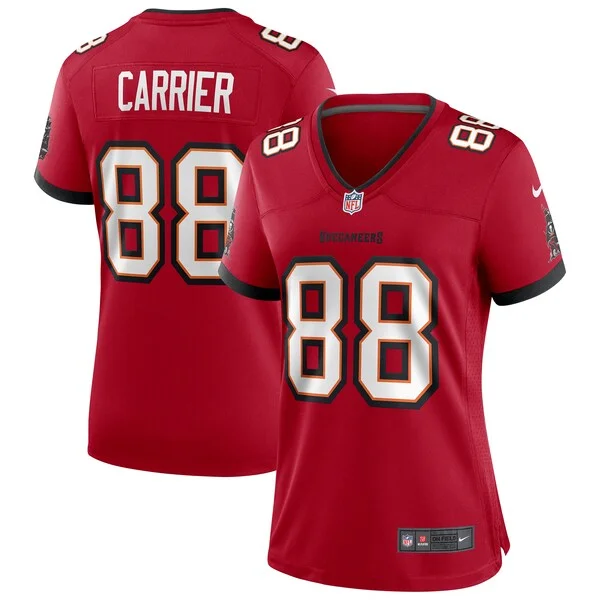 None Mark Carrier Game Jersey - Red | NFL Player Jersey | NFL Football