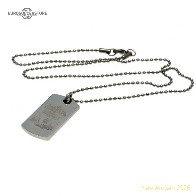 Premium Liverpool Fc Engraved Dog Tag & Chain Cr - Premium Quality