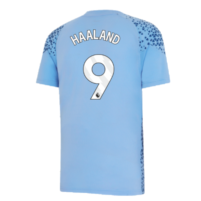 2023-2024 City Man Training Jersey (Light Blue) (Haaland 9)