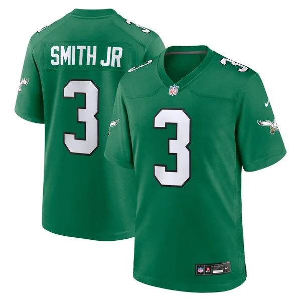 None Nolan Smith Game Jersey - Green | NFL Player Jersey | NFL Footbal