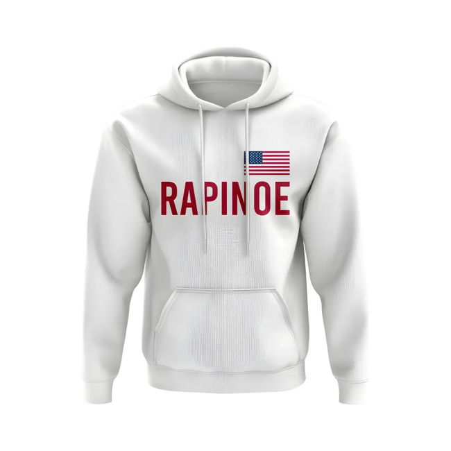 Elite Match-Ready Megan Rapinoe Usa Name Hoody (White) World-Class