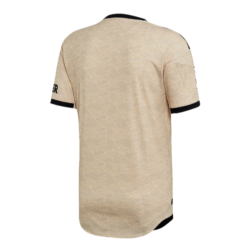 Comfort Fit Man Utd 19-20 Manchester United Away khaki Soccer Jersey
