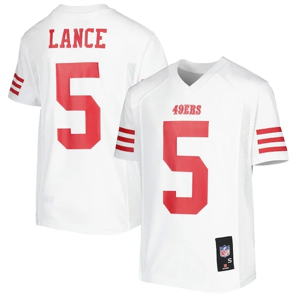 San Francisco 49ers Replica NFL Jersey - White | Game-Day Football ...