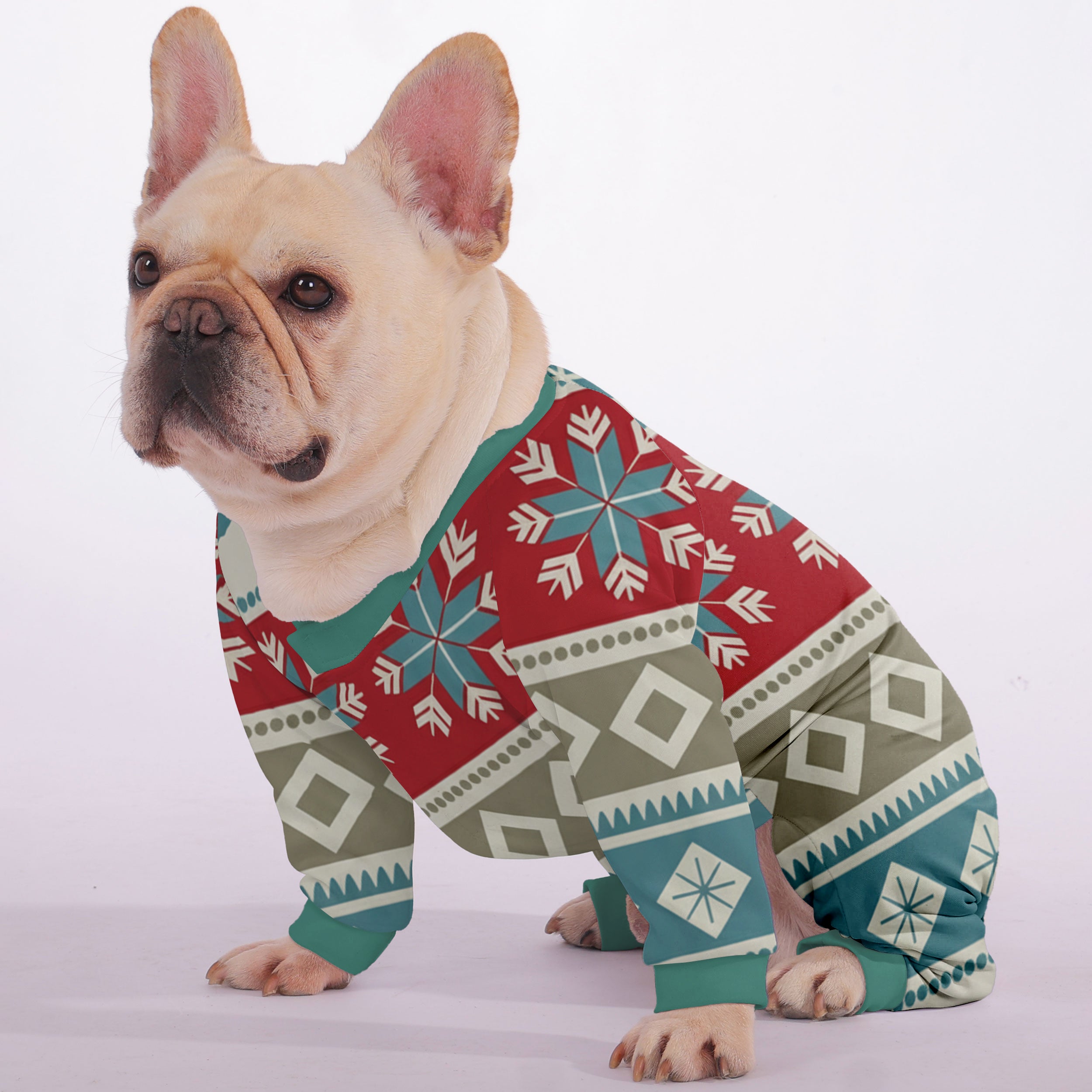 French Bulldog Christmas Frenchie Pajama Practical Pet Supply