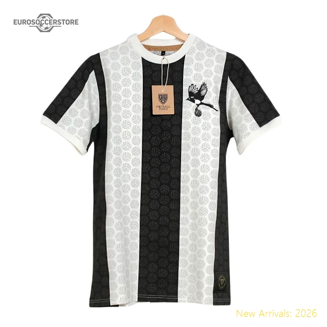 Outstanding Newcastle The Magpie Ball Shapes Retro Shirt
