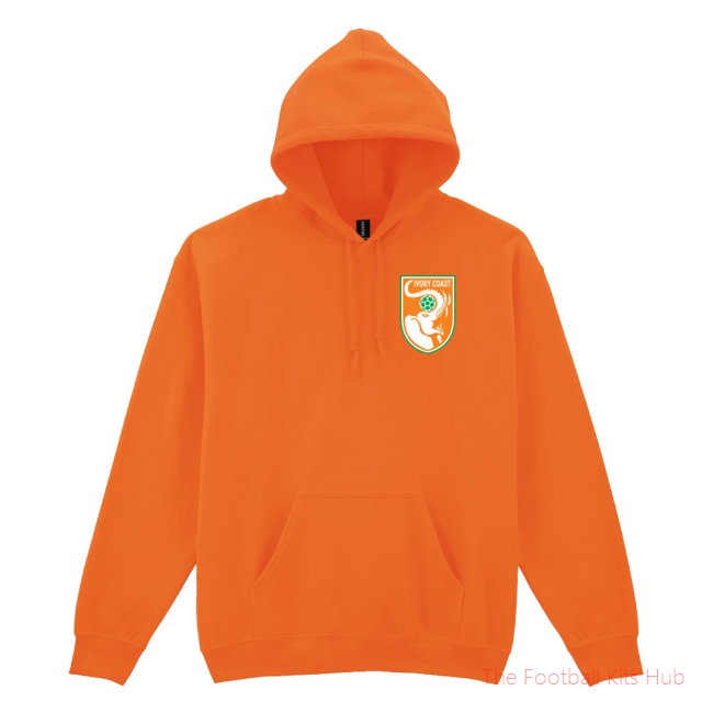 Men Ivory Coast Logo Hoody (Orange)