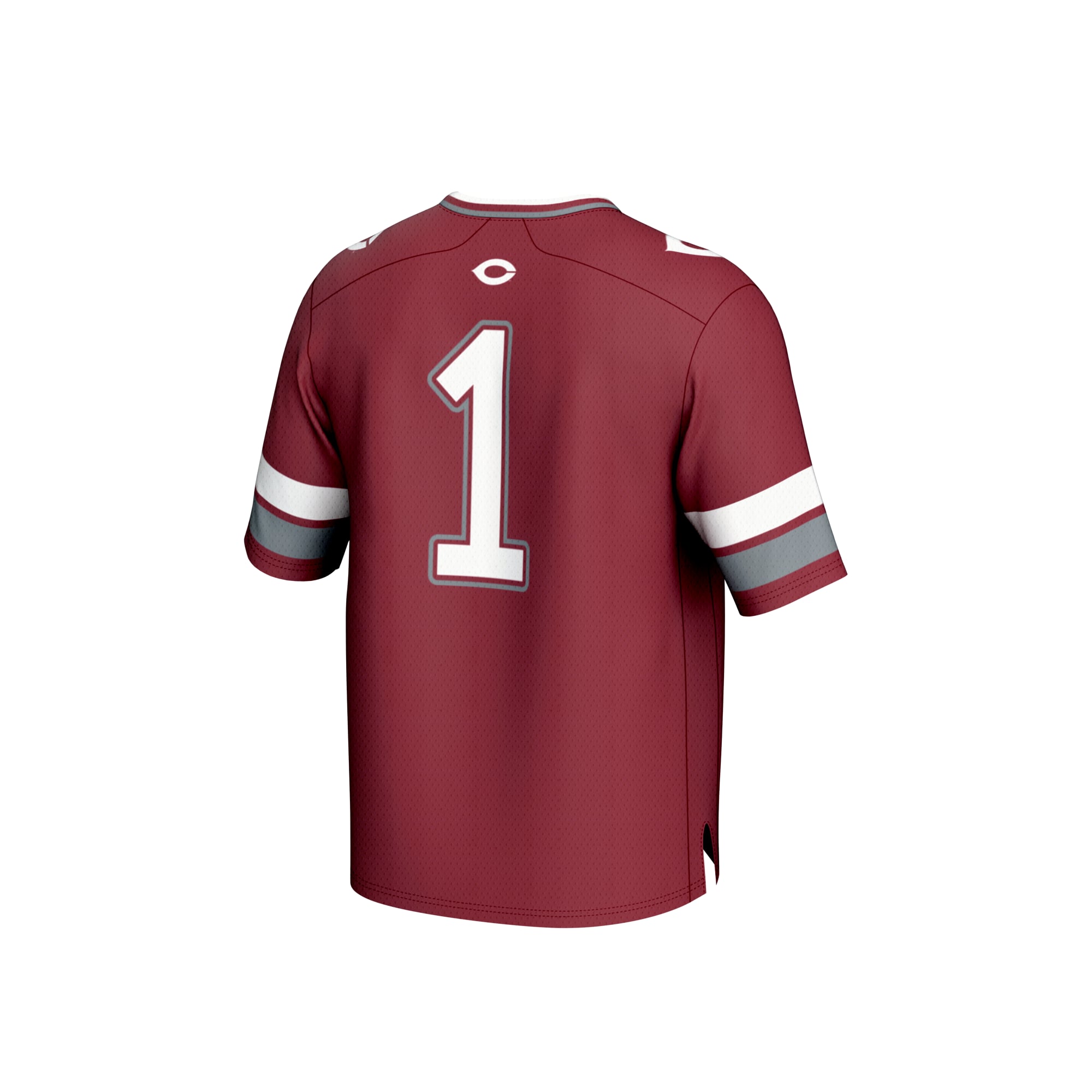 #1 Maroon UChicago Maroons Lightweight Collegiate Football Fashion Jersey