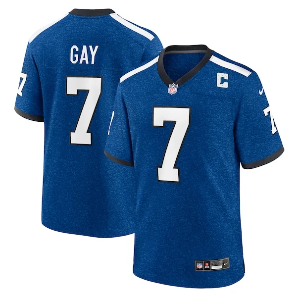 None Matt Gay Game Jersey - Royal | NFL Player Jersey | NFL Football