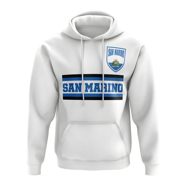 San Marino Core Football Country Hoody (White) Euro Premium