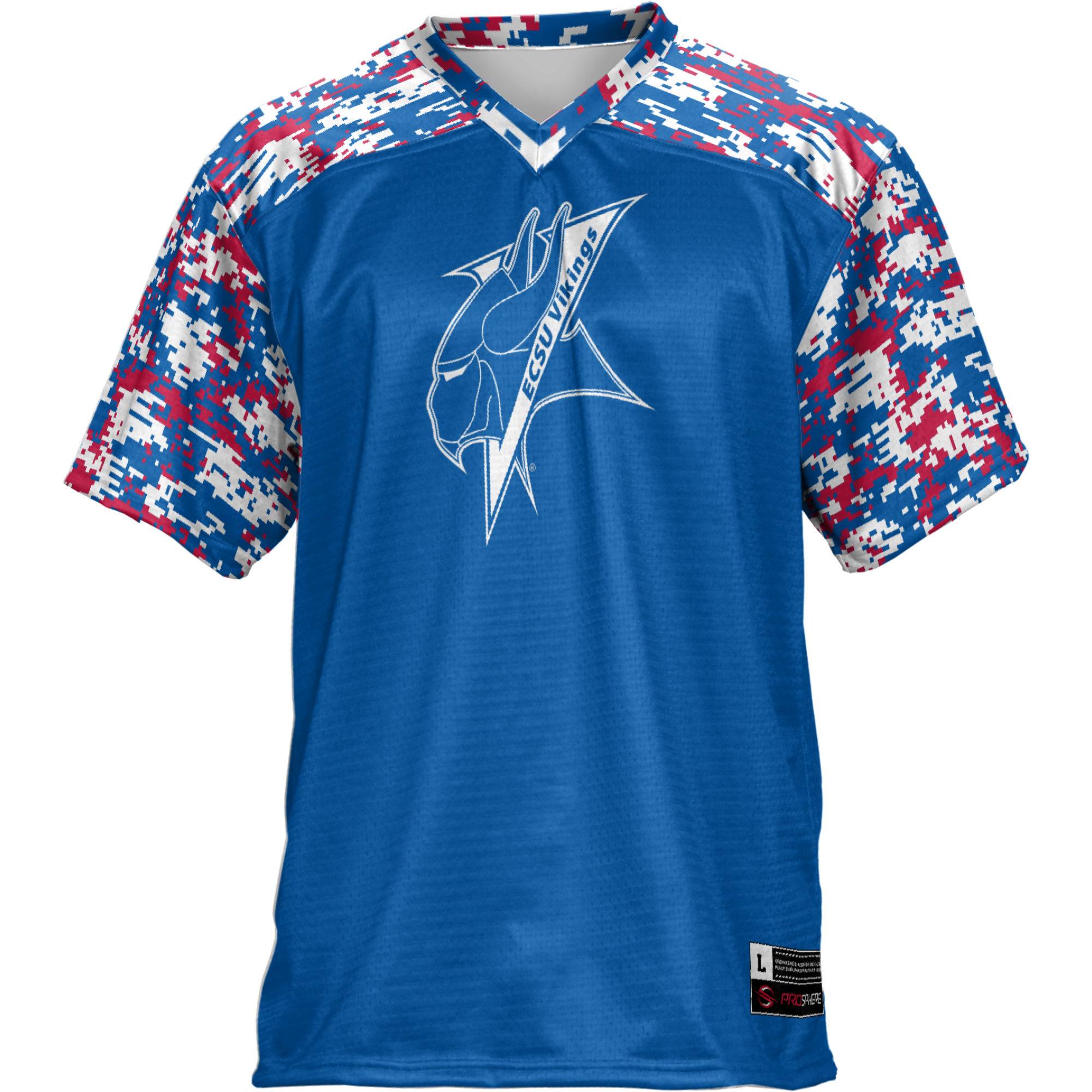 [LK] Elizabeth City State University Vikings GameDay Greats Football Jersey - Royal