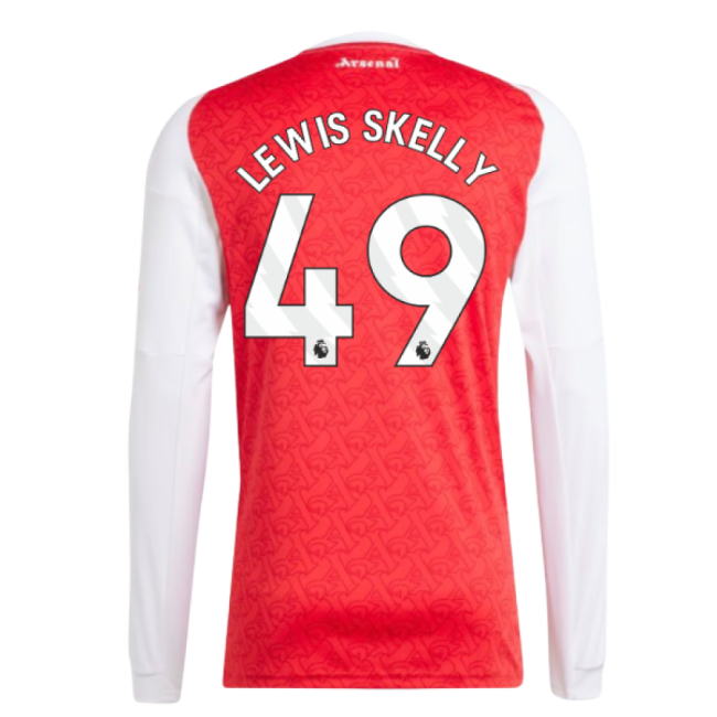 Lewis Skelly 49 Updated Durable Arsenal Home Soccer Jersey